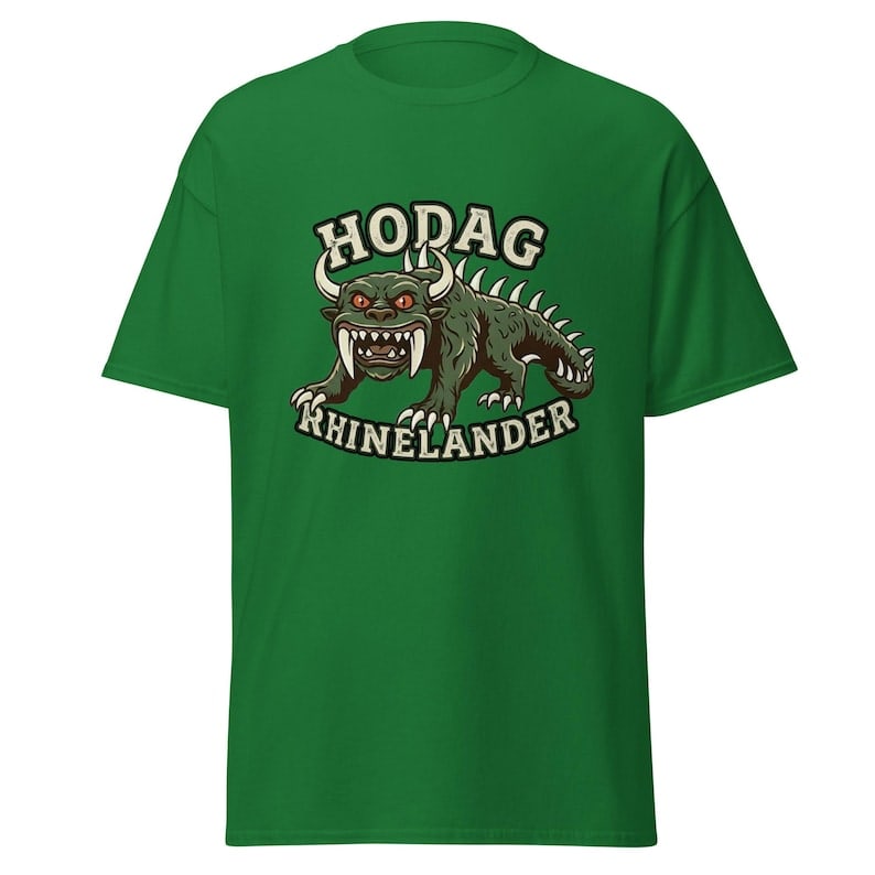 Green classic Hodag Rhinelander T-shirt